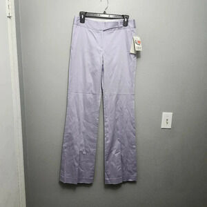 MNG women's flare trouser pants size 6 lavender purple Long Inseam new with tags